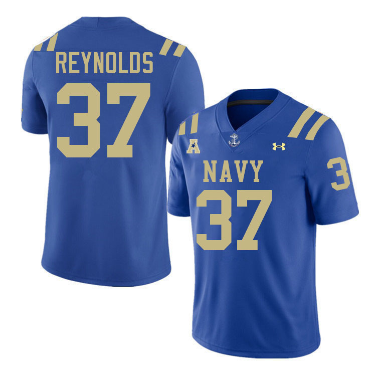 Navy Midshipmen #37 Shane Reynolds College Football Jerseys,Apparels Stitched-Royal Navy Midshipmen #37 Shane Reynolds College Football Jerseys,Apparels Stitched-Royal